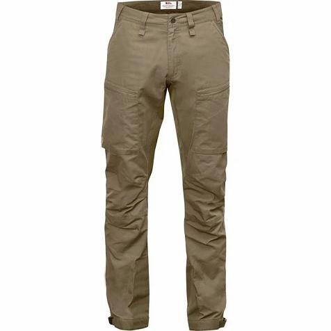 Fjallraven Abisko Hiking Pants Khaki Singapore For Men (SG-702211)